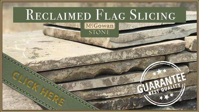 Reclaimed Flag Slicing McGowan Stone Colne, Lancashire